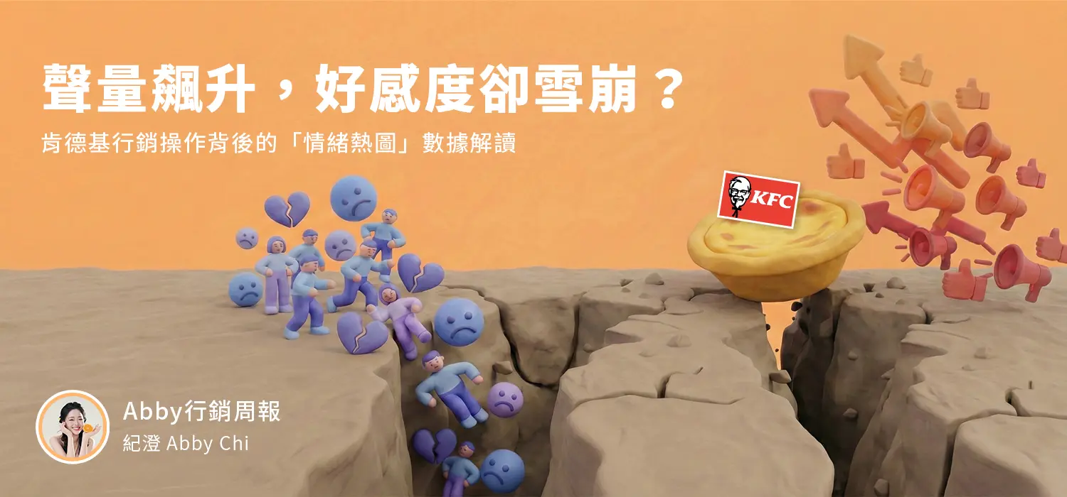 聲量飆升，好感度卻雪崩？肯德基行銷操作背後的「情緒熱圖」數據解讀