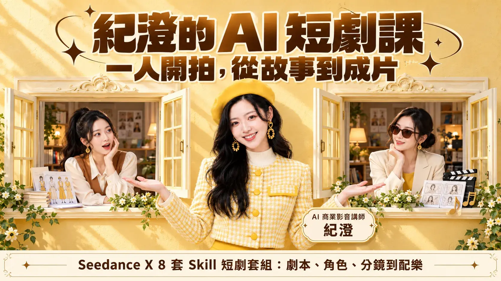Ai短劇課 橫式封面 Cropped