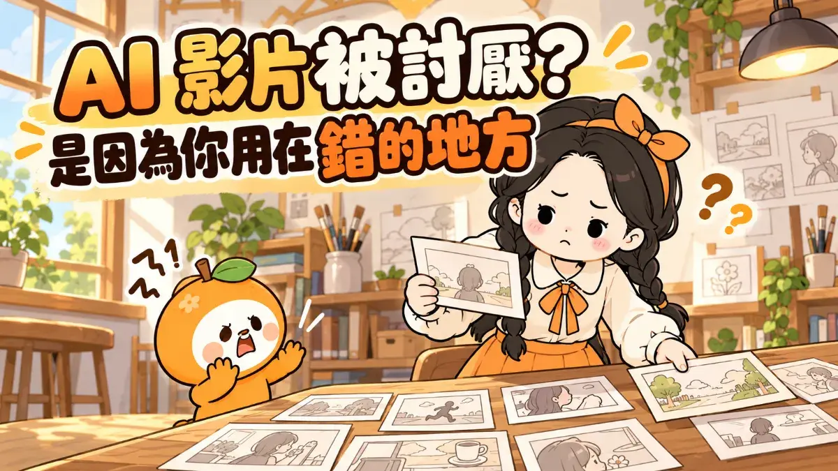 女孩重選ai影片情境